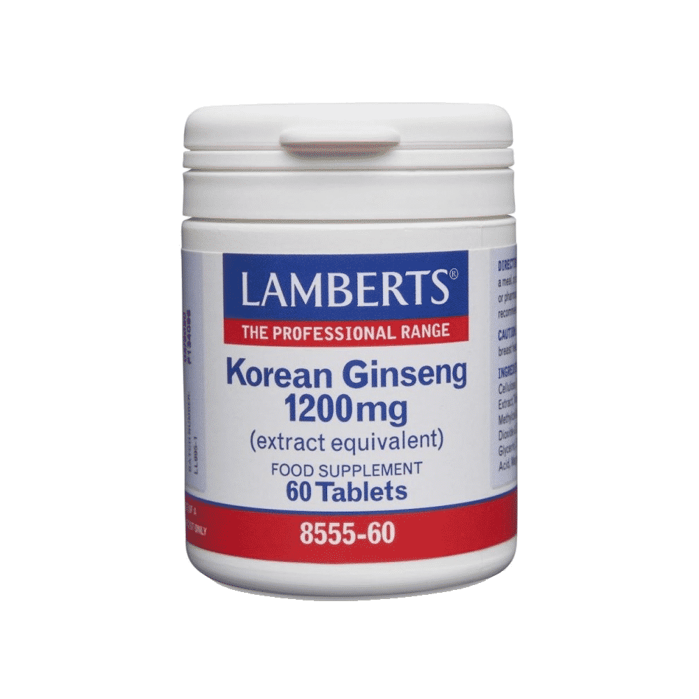 Ginseng Coreano 1200 mg, suplemento alimentar