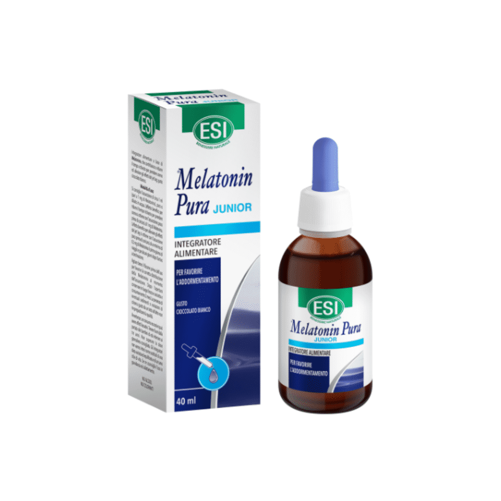 Melatonina Pura Junior 40ml Esi Melatonina Pura Júnior, suplemento alimentar sem glúten, vegan