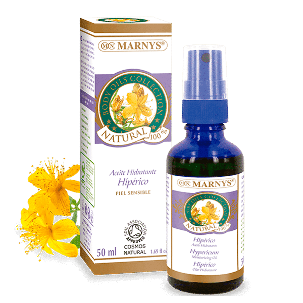 Oleo de Hiperico Puro Bio 50ml Óleo Hidratante de Hipericão