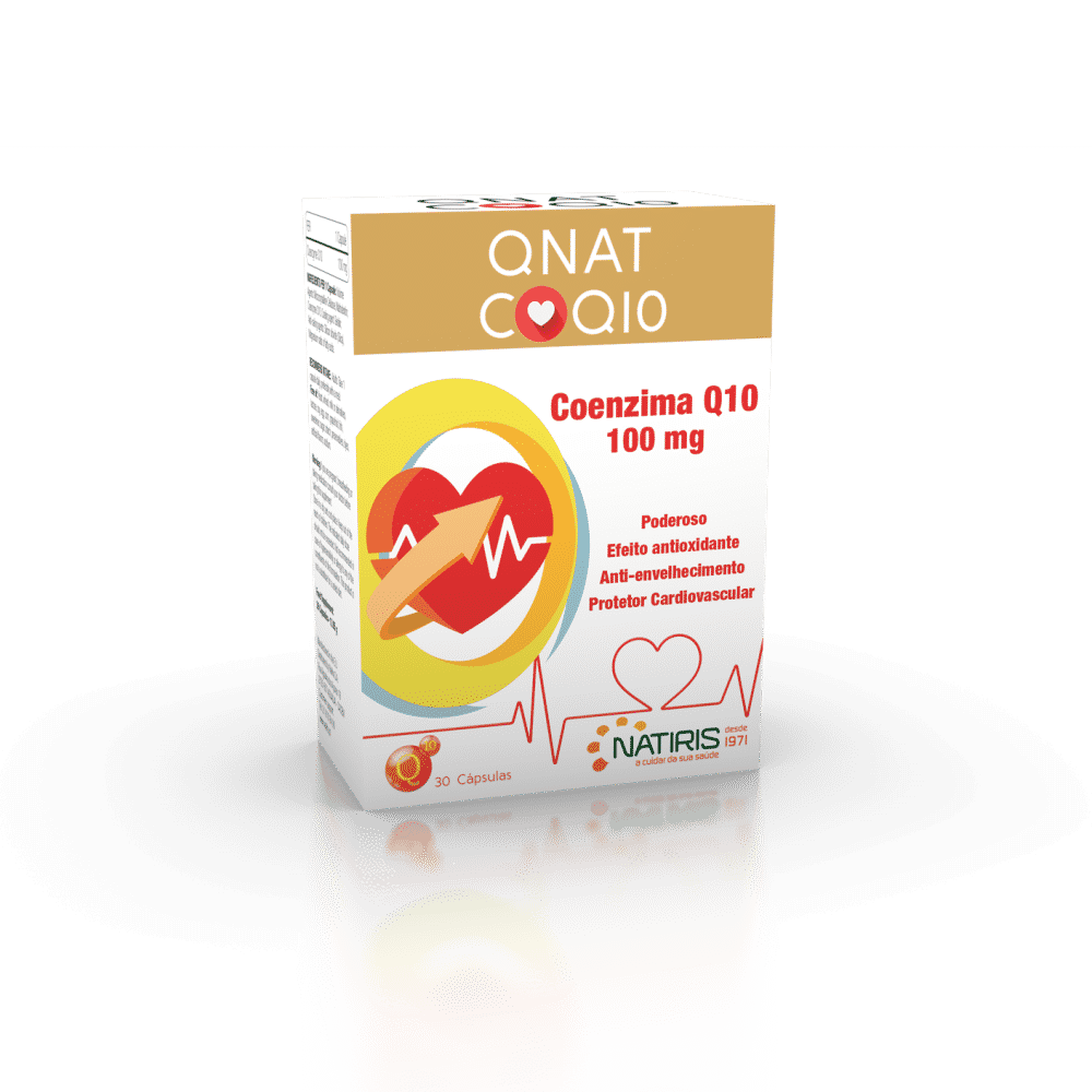 Qnat Coq10 100mg 30 Caps Qnat Co Q10, suplemento alimentar