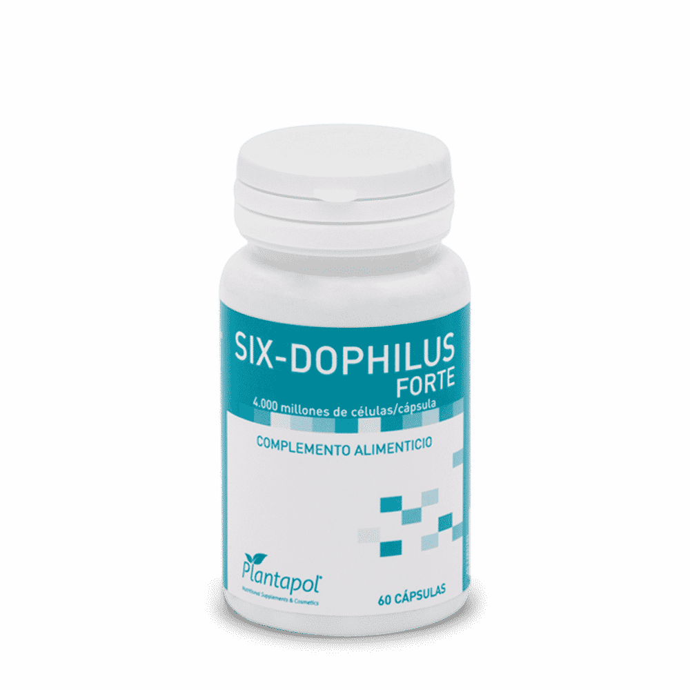 Six-Dhophilus Forte 60 Cpas 500mg Six Dophilus Forte, suplemento alimentar