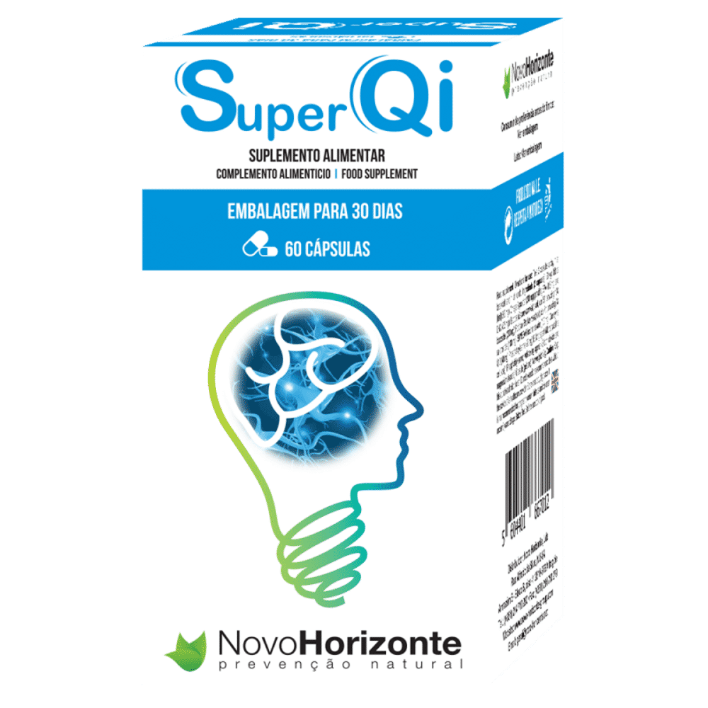 Super QI 60 caps Novo Horizonte Super Qi, suplemento alimentar