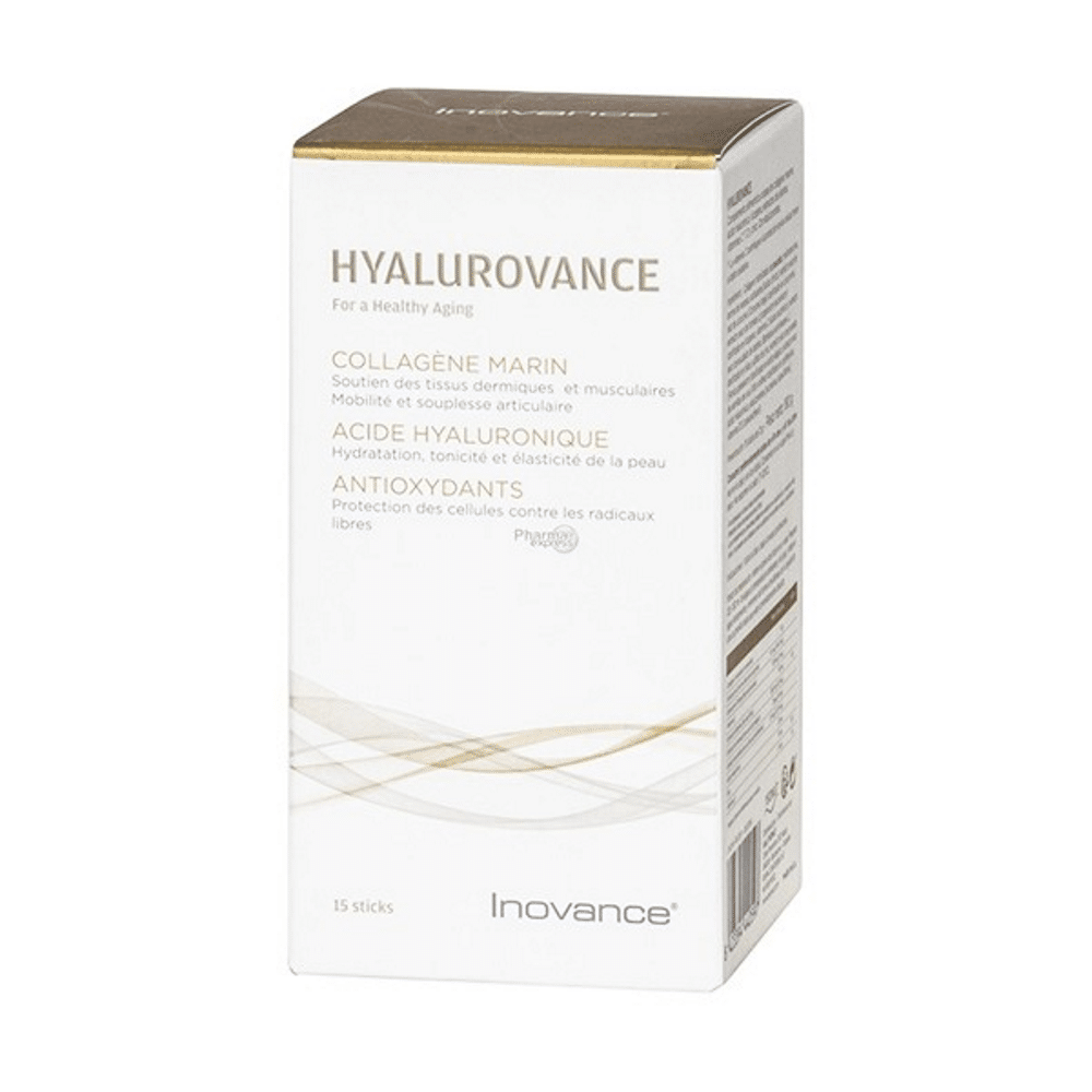 Hyalurovance 15 Sticks Inovance Hyalurovance, suplemento alimentar
