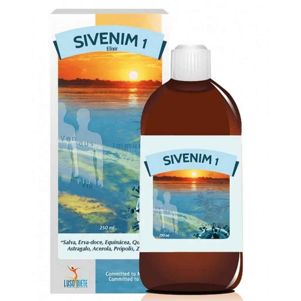 Sivenim 1 Elixir 250ml Lusodiet Sivenim 1 Elixir, suplemento alimentar sem glúten