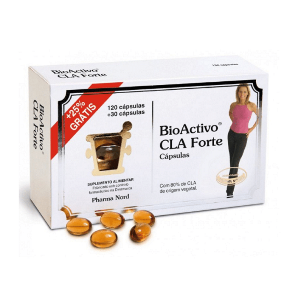 Bioactivo CLA Forte Cap 120+30 BioActivo CLA Forte, suplemento alimentar
