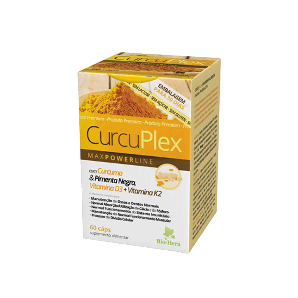 Curcuplex 60 Caps Bio-Hera CurcuPlex, suplemento alimentar