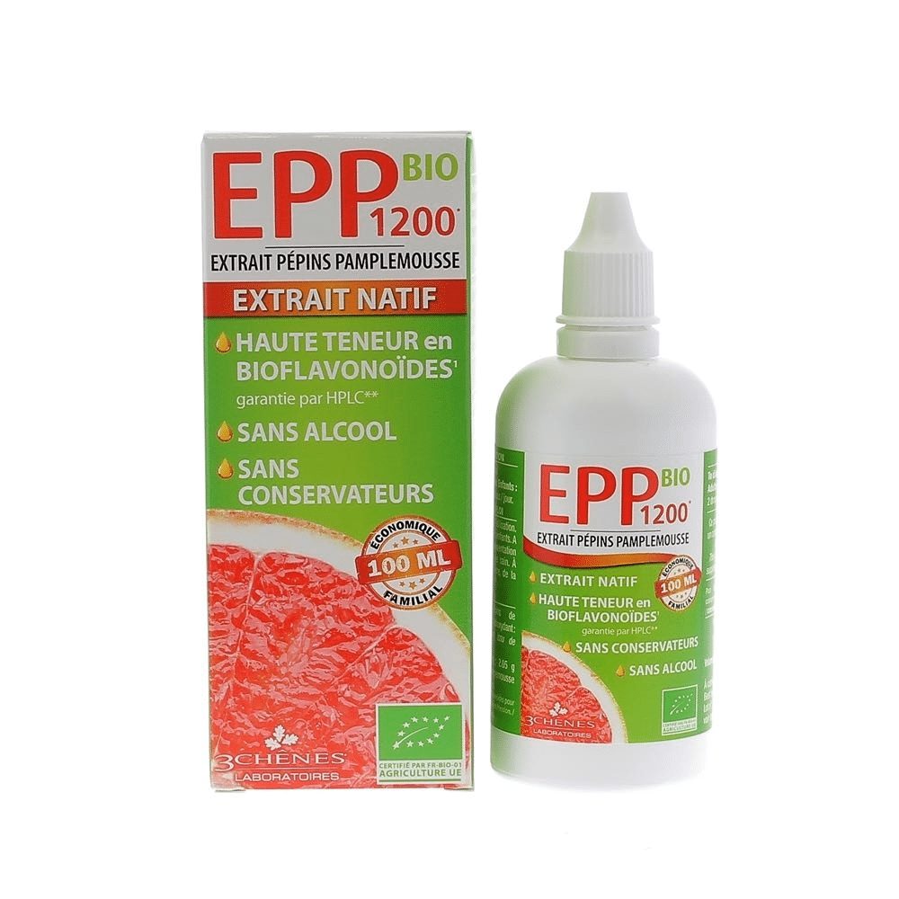 Extrato Sementes de Toranja Bio 50ml EPP1045 Extrato Sementes de Toranja Bio