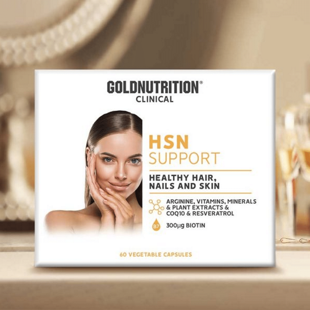 HSN Support 60 capsulas vegeatis GoldNutrition Clinical HSN Support, suplemento alimentar