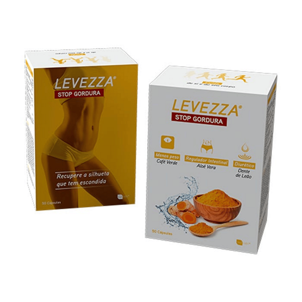 Levezza Stop Gordura 50 Caps Nutridil Levezza Stop Gordura, suplemento alimentar sem açúcar