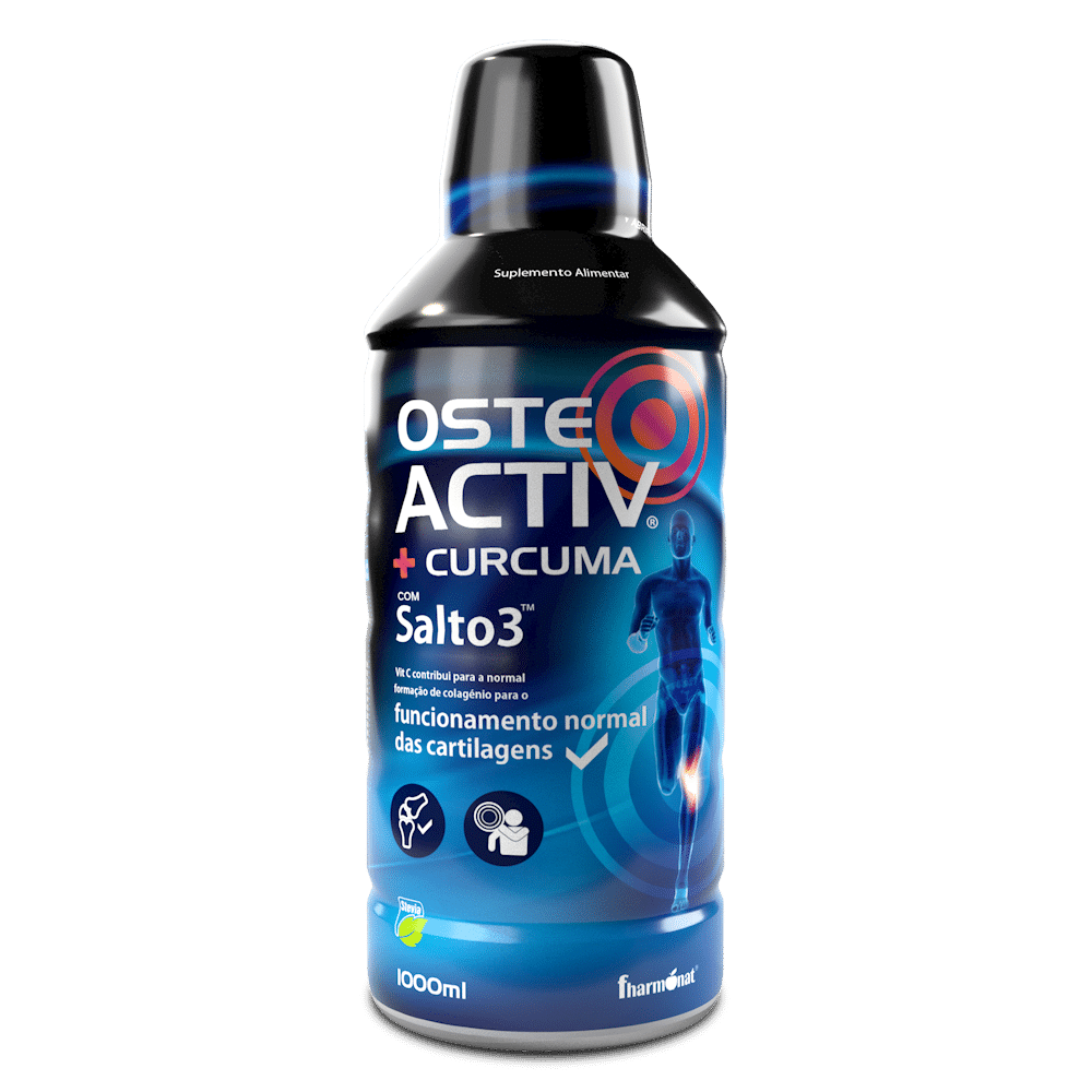 Osteoactiv + curcuma 1000ml Fharmonat Osteo Activ + Curcuma, suplemento alimentar