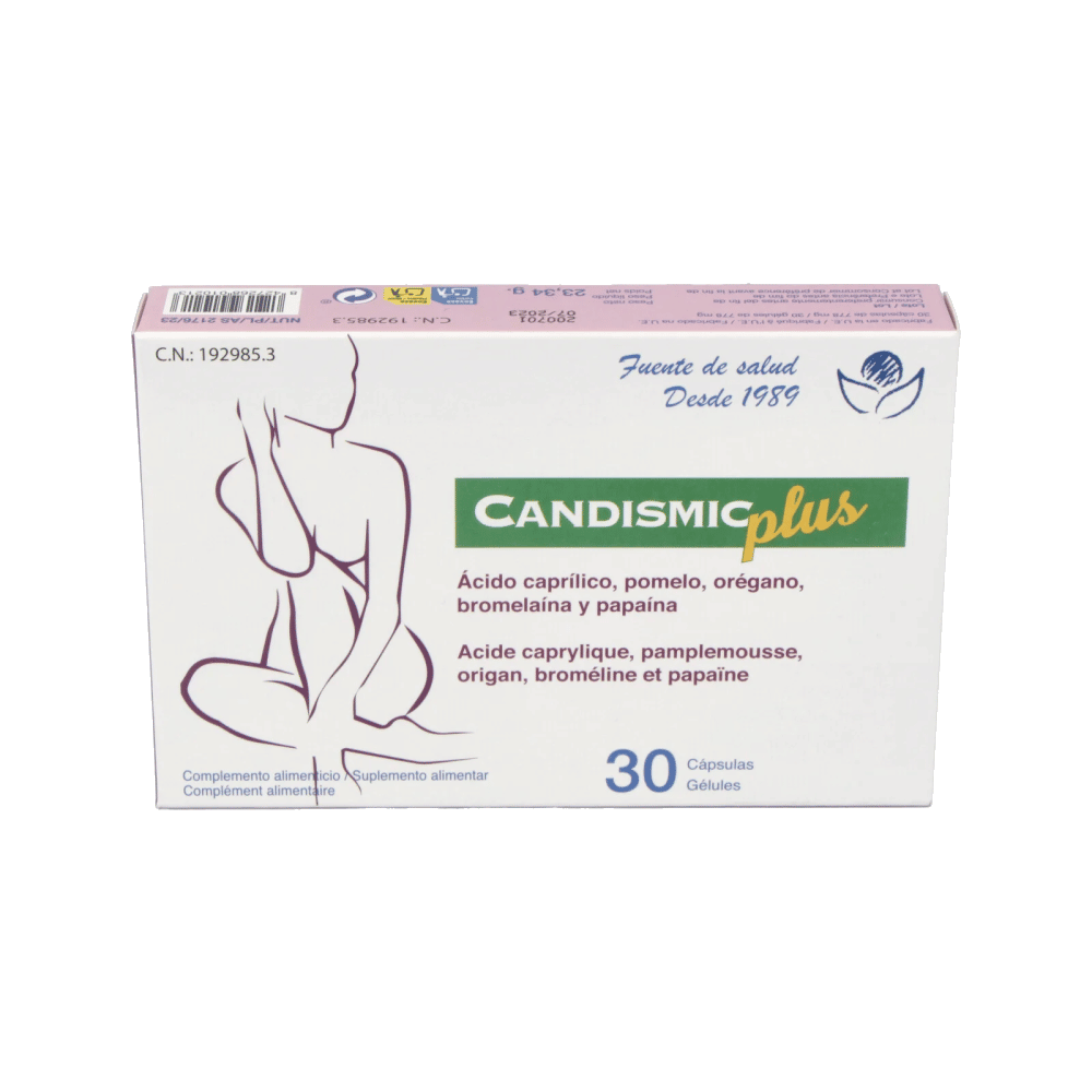 Candismic Plus 30 Caps Candismic Plus, suplemento alimentar sem glúten e sem lactose
