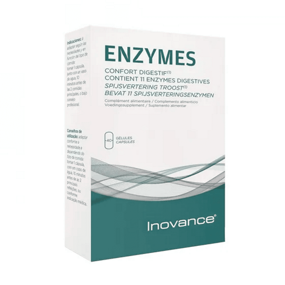 Enzymes 40 Caps Inovance Enzymes, suplemento alimentar