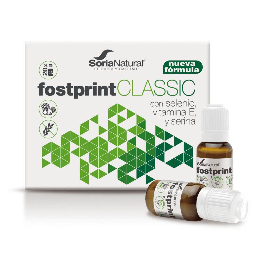 Fost Print Classic com Selenio Vit E e Serina 20 Amp SoriaNatural fostprintClassic, suplemento alimentar sem glúten