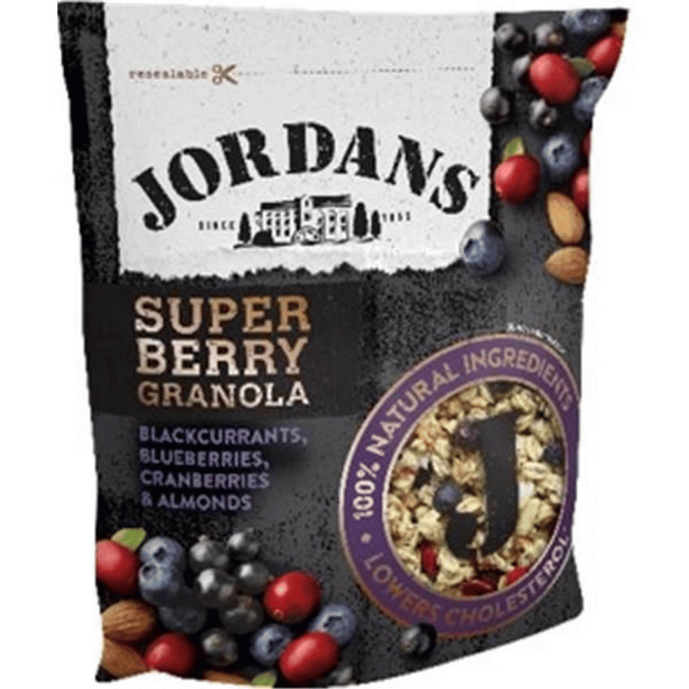 Granola Superberry Bagas 600gr - Jordans Granola Super Berry