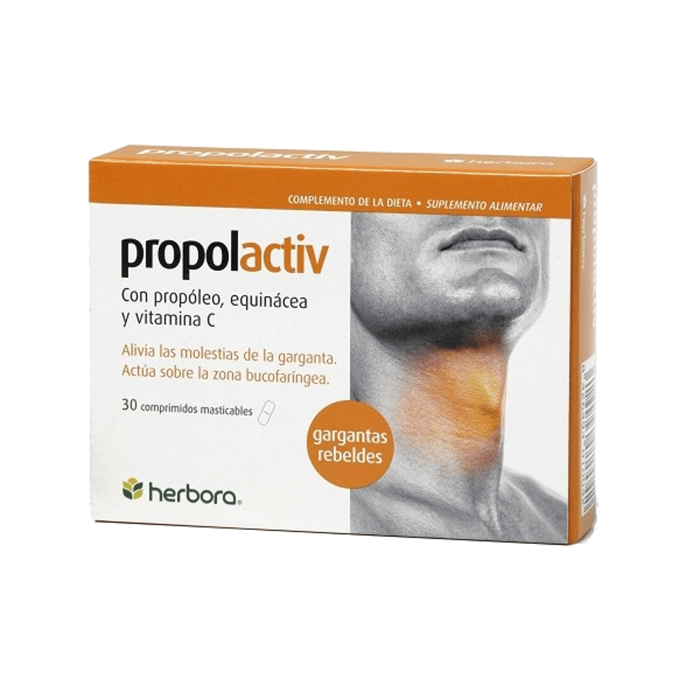 Propolactiv 30 comp mastigaveis Herbora Propolactiv Plus, suplemento alimentar sem lactose