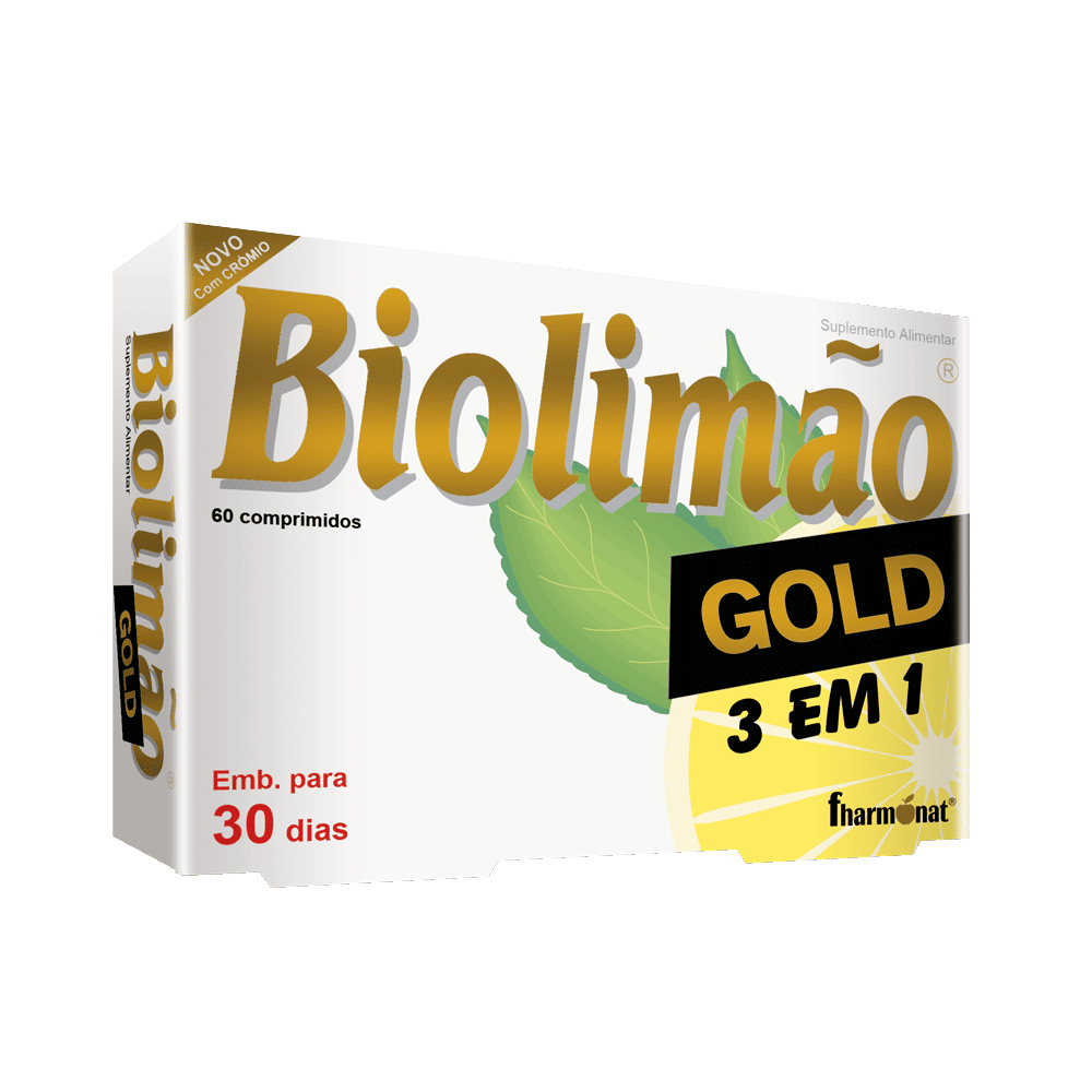 Biolimao Gold Comp Biolimão Gold 3 em 1, suplemento alimentar
