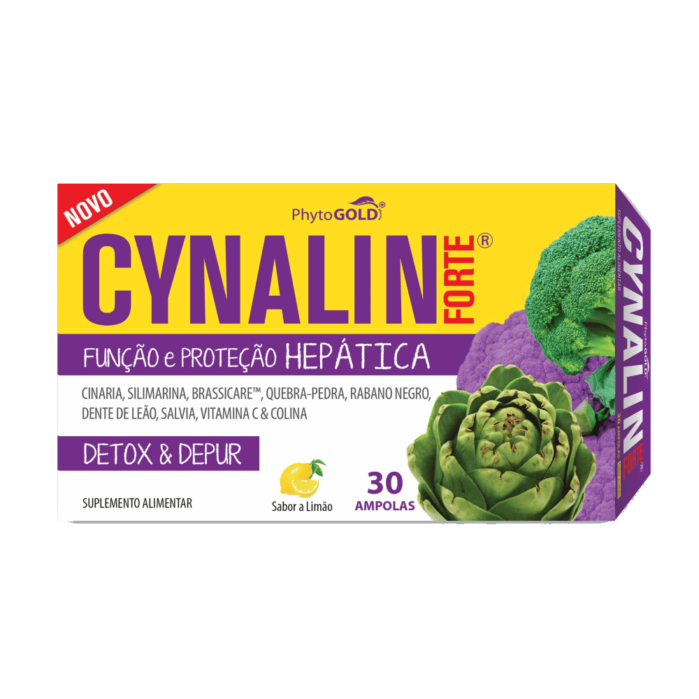 Cynalin Forte 10ml x 30 amp Phytogold Cynalin Forte, suplemento alimentar sem açúcar e sem glúten