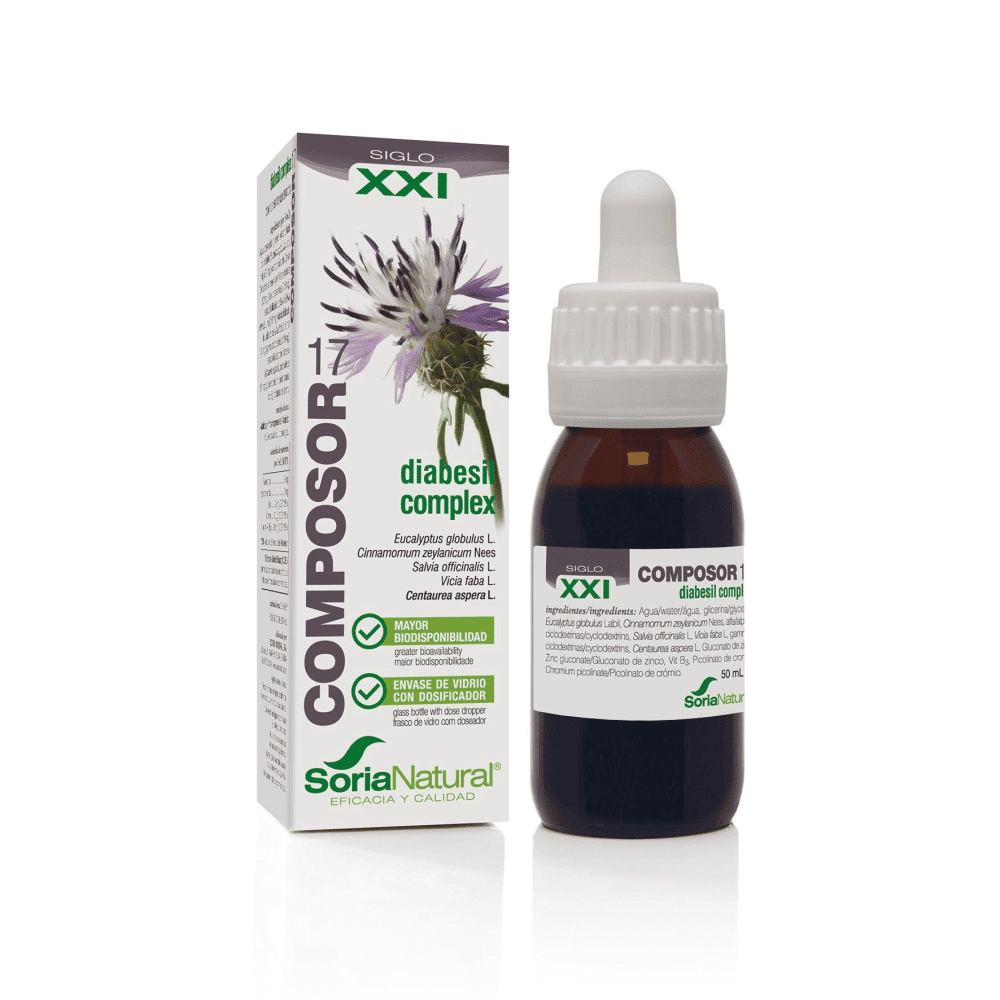 Diabesil Composor 17 Complex XXI 50ml Composor 17 Diabesil Complex, suplemento alimentar