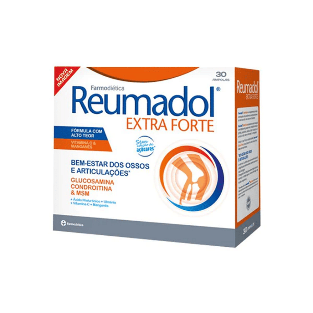 Reumadol Extra Forte 30 Ampolas Reumadol Extra Forte, suplemento alimentar