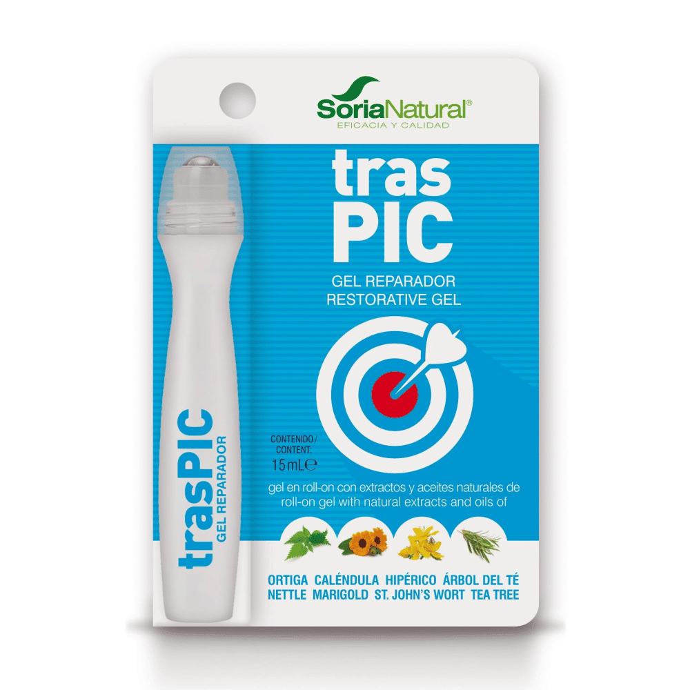 Transpic Roll on Gel para para picadas 15ml Soria Natural TransPic Roll-on, apto para peles sensíveis