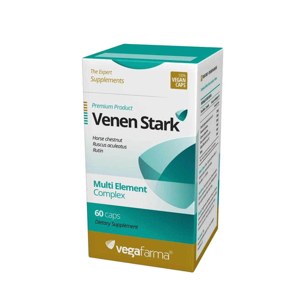 Venen Stark 60 Caps Vegafarma Venen Stark, suplemento alimentar
