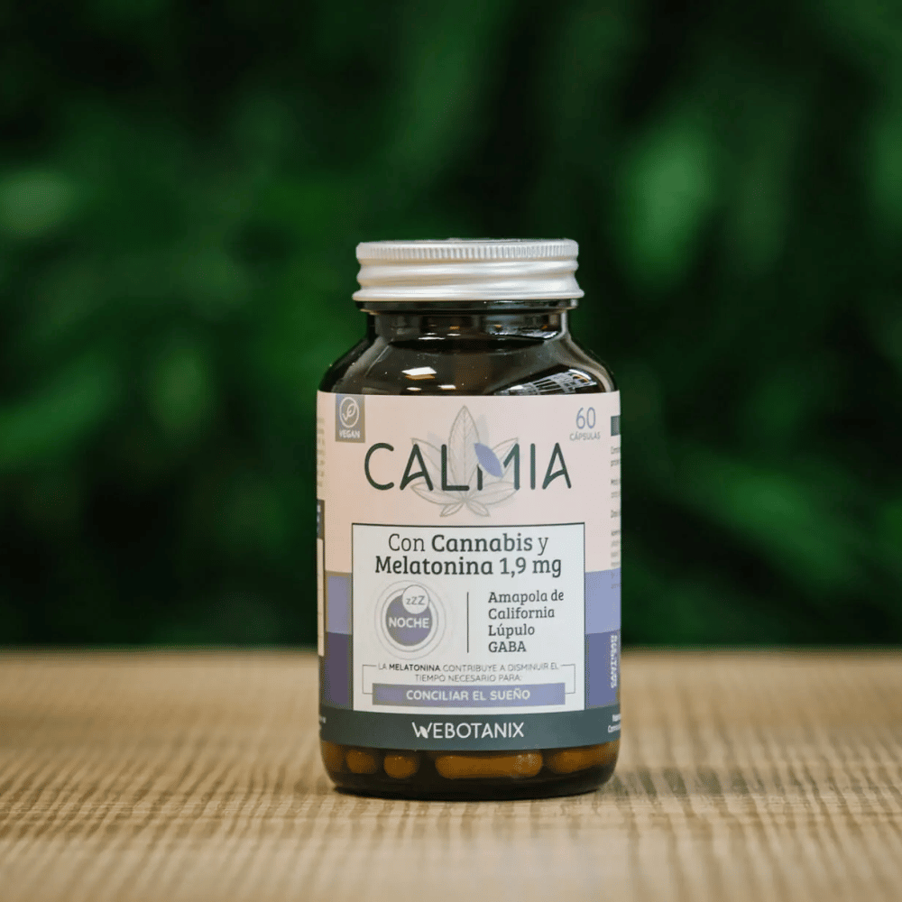 Calmia Noite 60 Caps Webotanix Calmia Noite, suplemento alimentar vegan