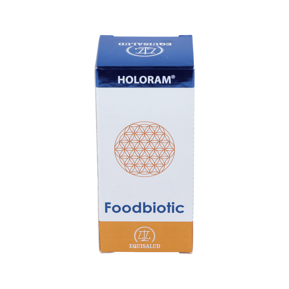 Holoram Foodbiotic 60 caps Equisalud Foodbiotic, suplemento alimentar para o sistema digestivo