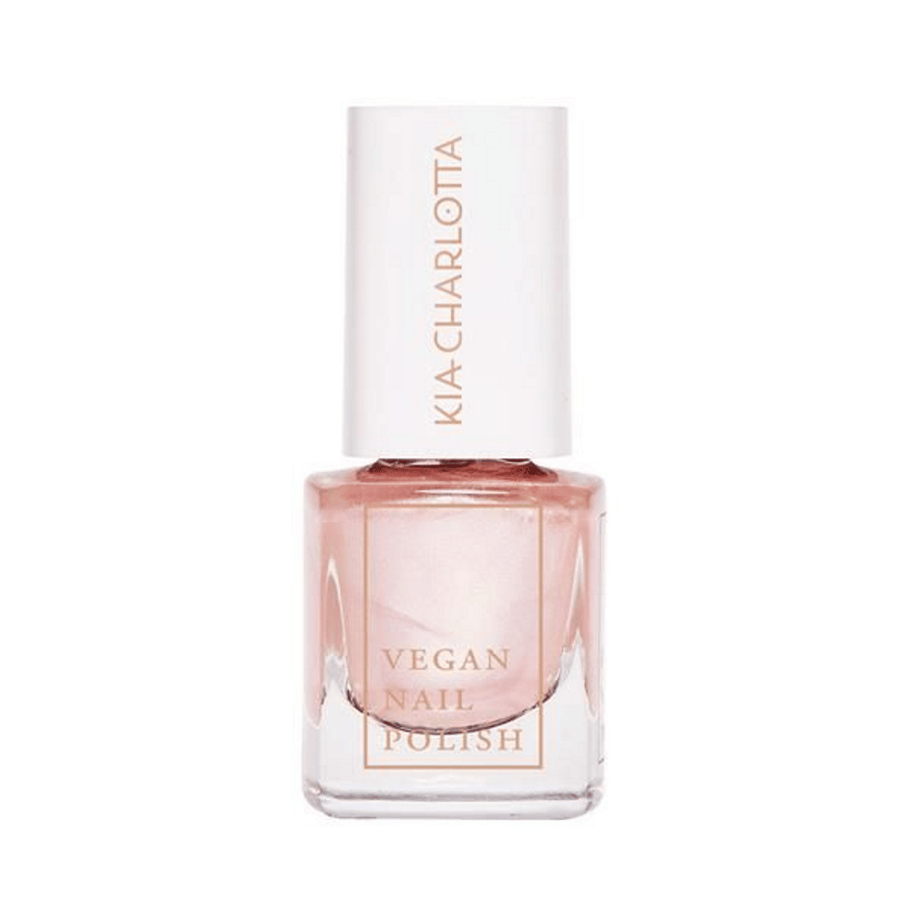 Verniz receive pearl pink 5ml Kia Charllota Verniz Receive Pearl Pink, cosmética vegan e vegetariana