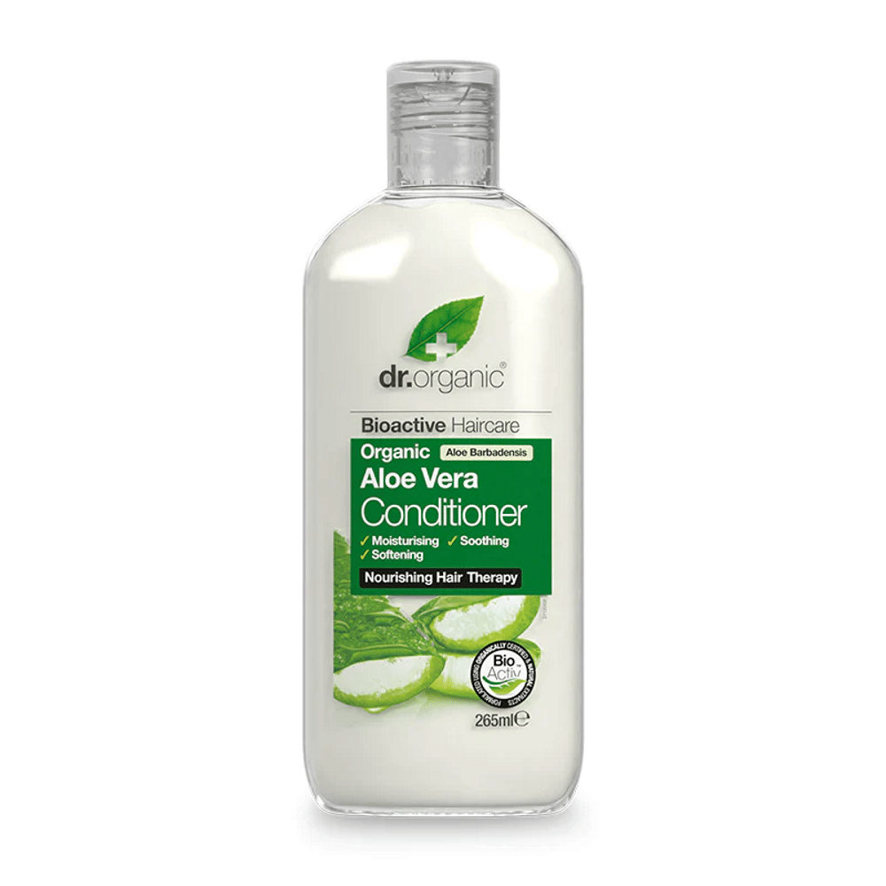 Amaciador Aloé Vera 265 ml Dr.Organic Amaciador Aloé Vera, com ingredientes biológicos