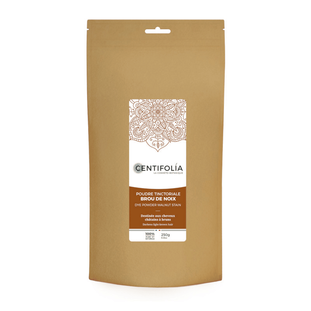 Casca de Noz em pós 250gr Centifolia Pó de Coloração Casca de Noz