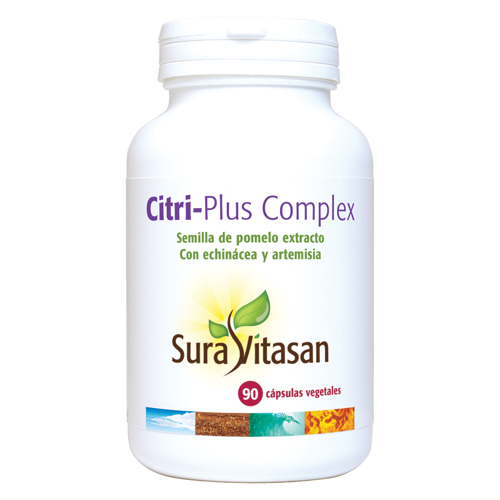 Citri Plus Complex 90 Caps Suravitasan Citri-Plus Complex, suplemento alimentar com sementes de toranja