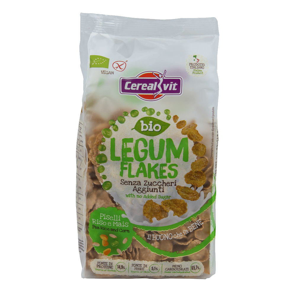 Flocos de Ervilha Bio SG 200gr CerealVit Flocos de Ervilha, de agricultura biológica, sem glúten, adequado a vegans