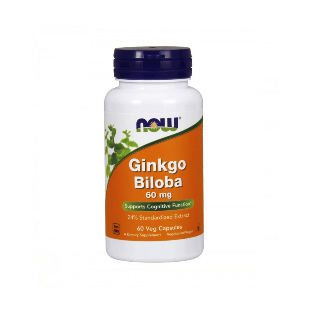 Ginkgo Biloba 60mg 60 Caps Now Ginkgo Biloba 60mg - Image 1