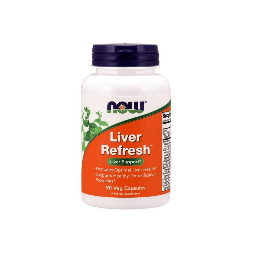 Liver Detoxifier Regenerator 90 caps Liver Refresh, suplemento alimentar sem açúcar, sem glúten