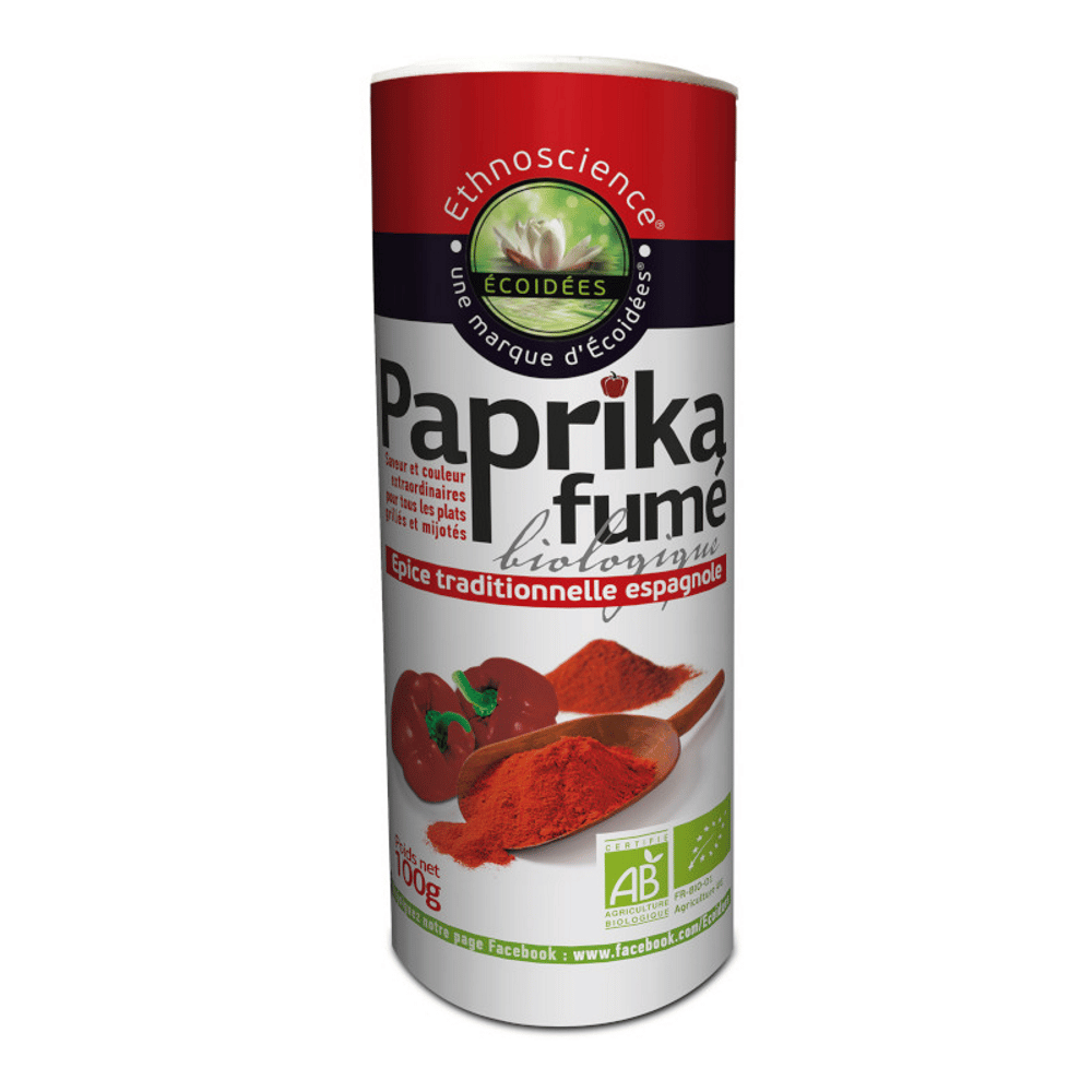 Paprika Defumada em pó doseador Paprika Fumada em Pó, biológica