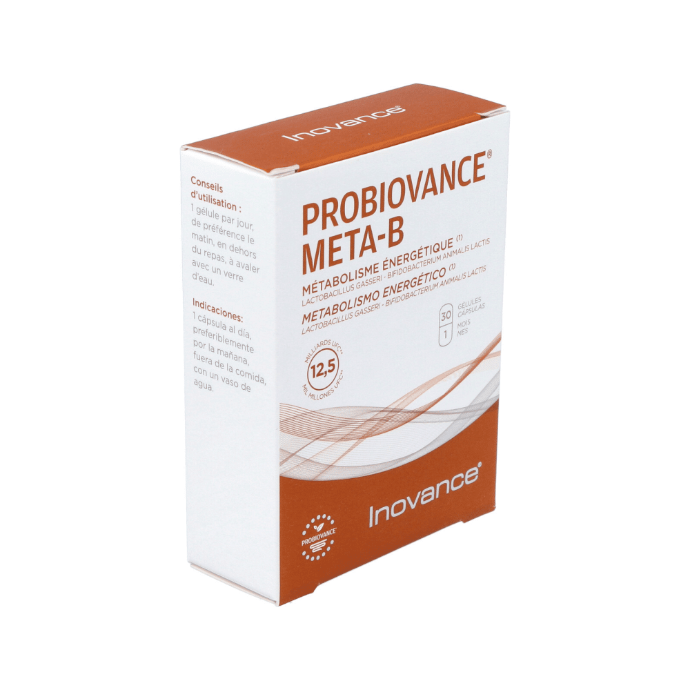 Probiovance Meta-B 30 cápsulas Inovance Probiovance Meta-B, suplemento alimentar para a energia