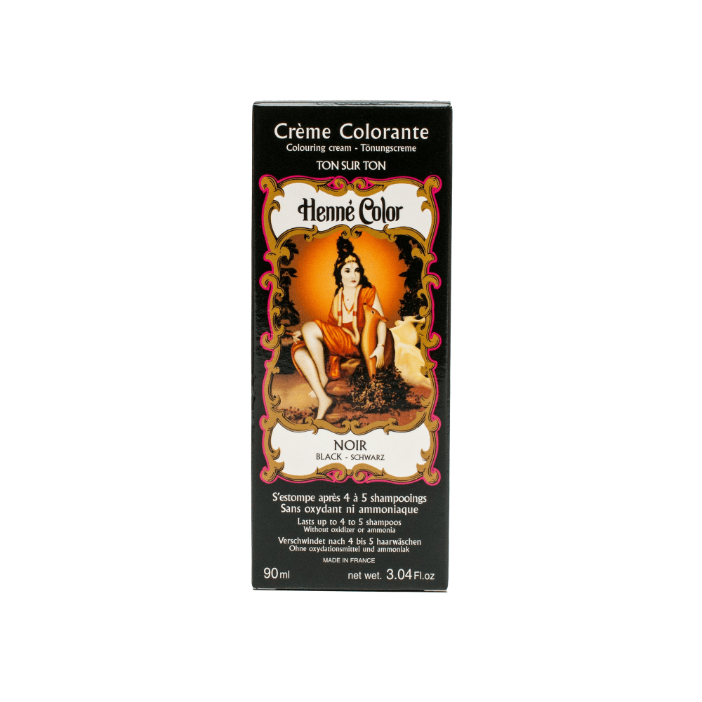 Henné Color Crème Colorante Noir, creme colorante