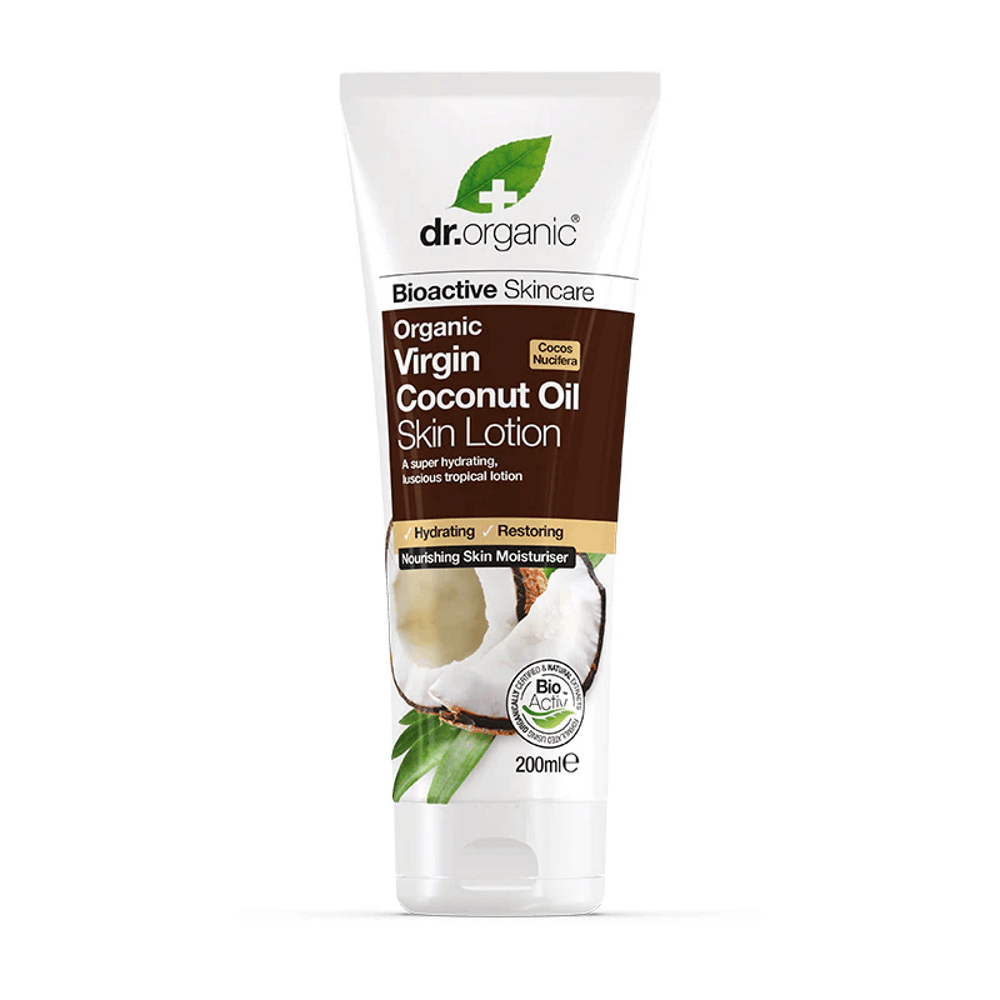 Loção Corporal Óleo de Coco Virgem 200 ml 2 Loção Corporal Óleo de Coco Virgem, com ingredientes biológicos