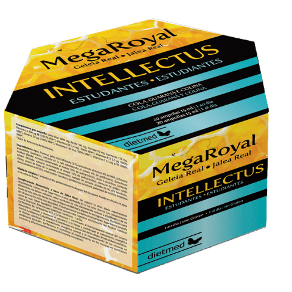 MegaRoyal Intellectus MegaRoyal Intellectus, suplemento alimentar sem glúten
