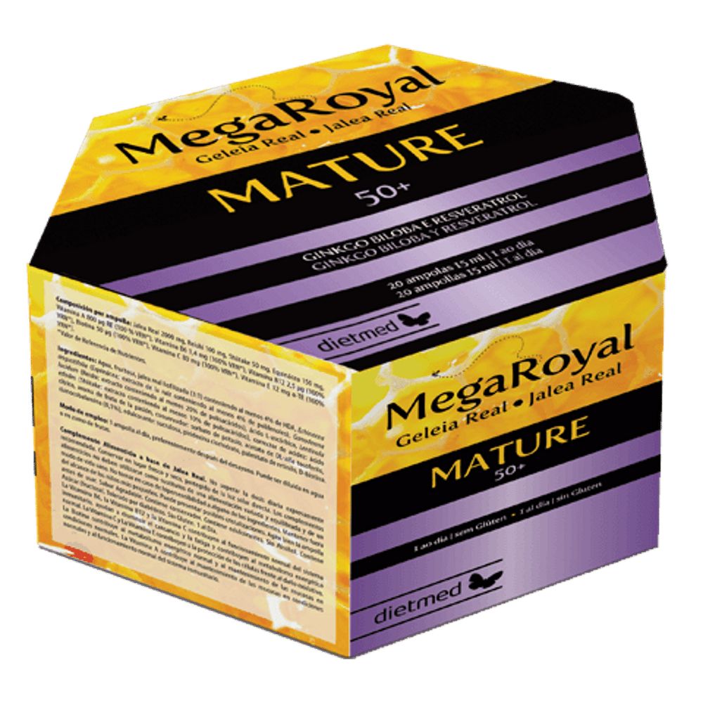 MegaRoyal Mature MegaRoyal Mature, suplemento alimentar sem glúten