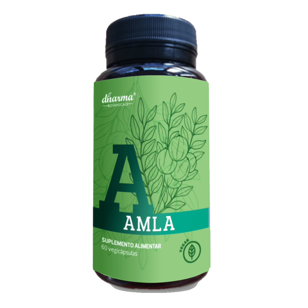 Amla 60 cápsulas Amla, suplemento alimentar adequado para vegans