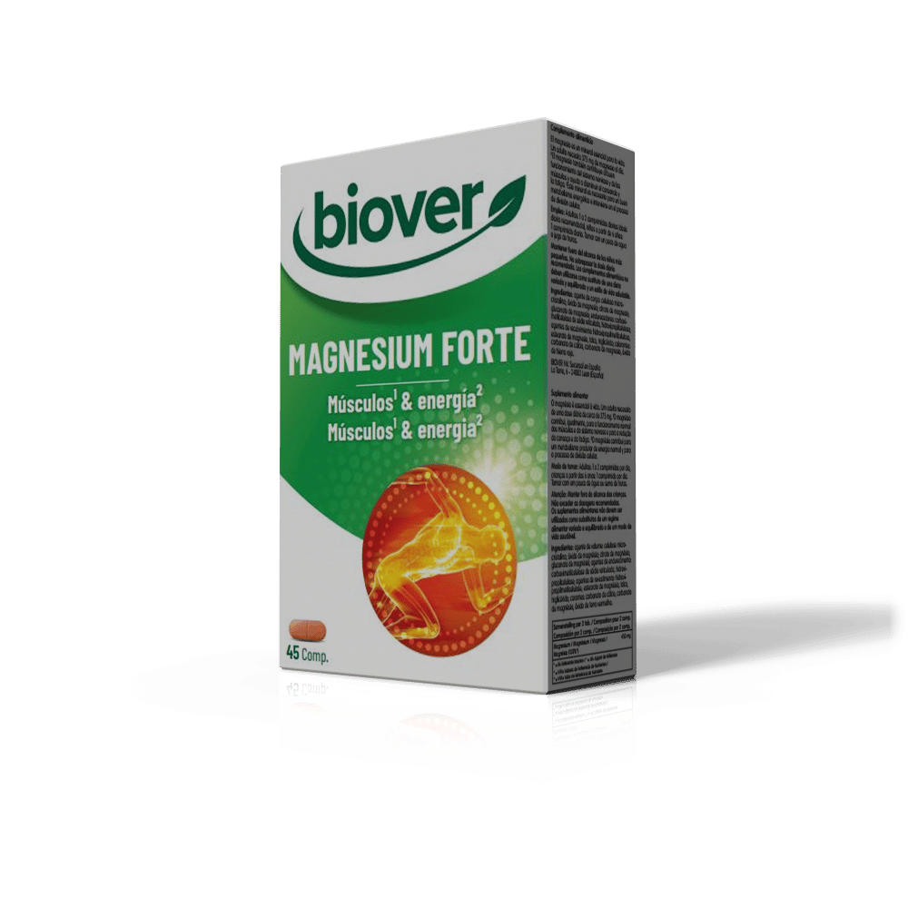 Magnesium Forte 45 comprimidos biover Magnesium Forte, suplemento alimentar