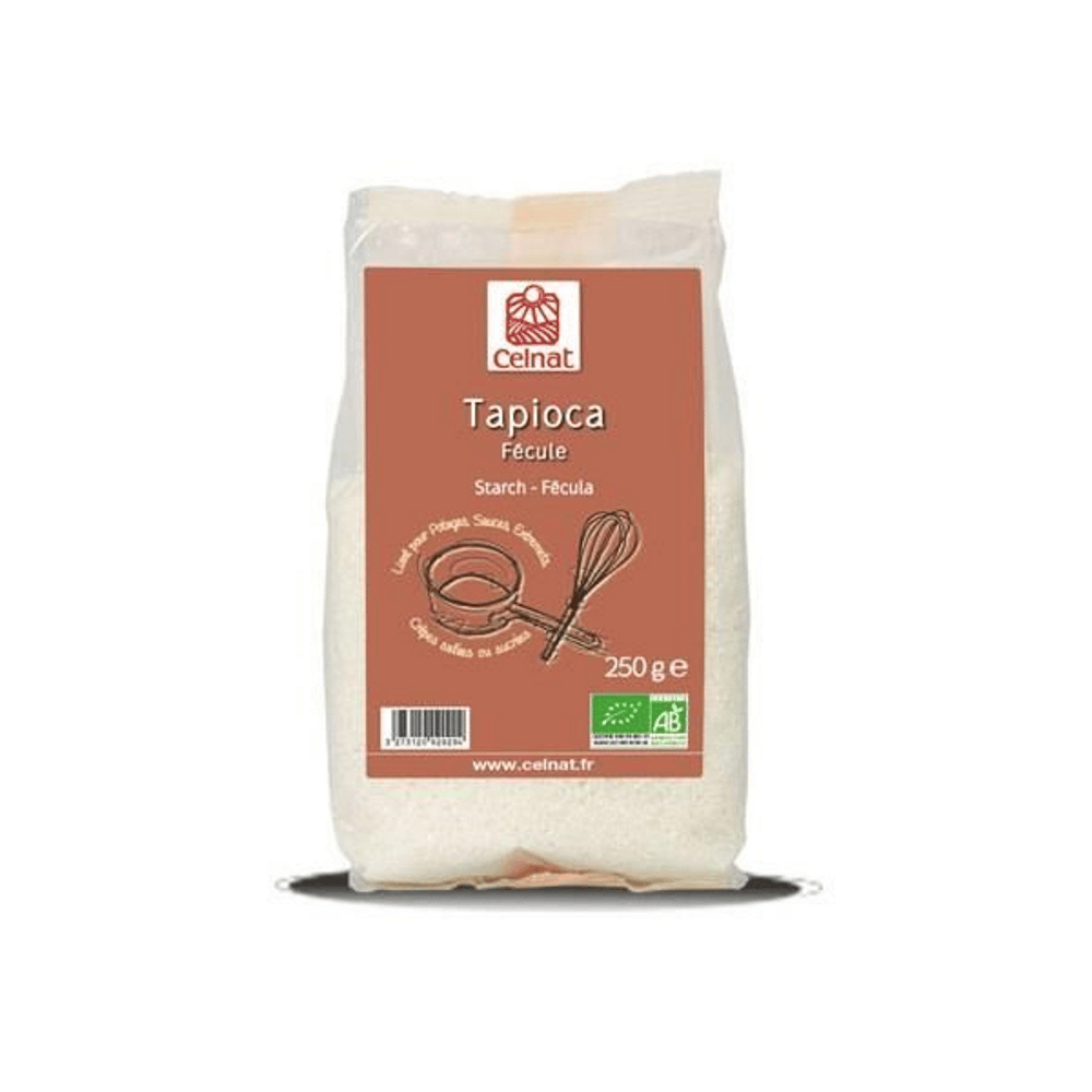 Tapioca Fecula Mandioca Bio 250gr Celnat Tapioca (Polvilho Doce), de agricultura biológica