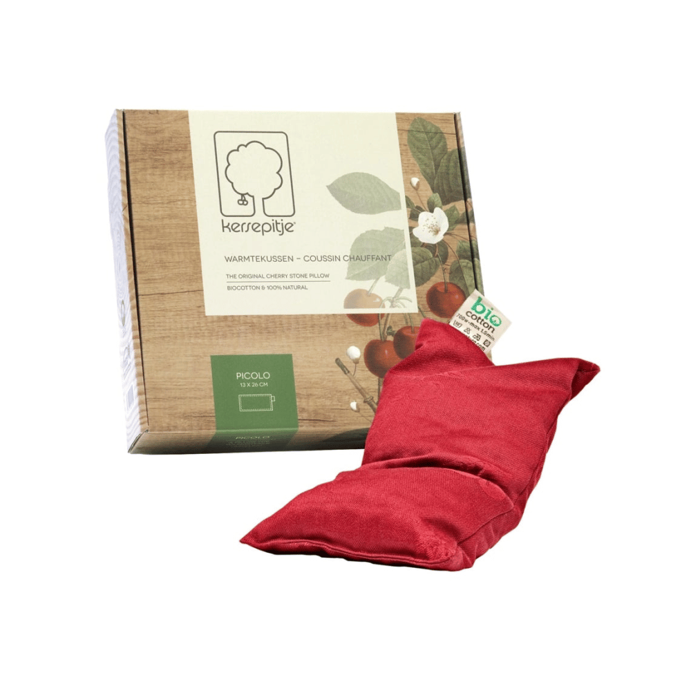 Almofada de caroço cereja aquecimento lombar Almofada de Aquecimento