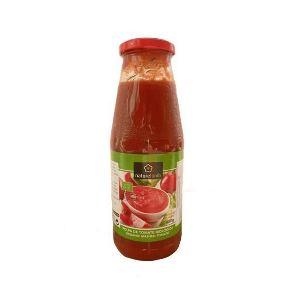 Polpa Tomate Bio 680gr Naturfoods Polpa de Tomate, de agricultura biológica