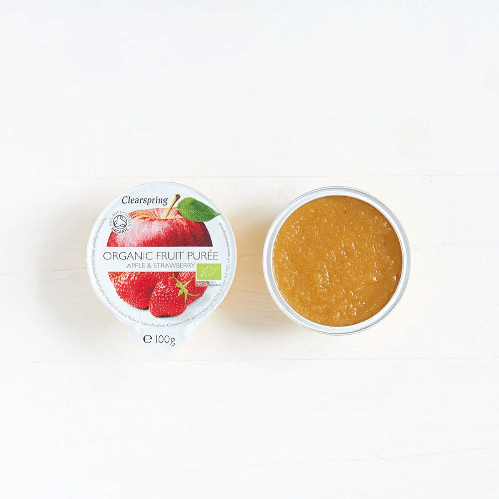 Puré de Fruta Maça+Morango bio 2x100gr C.Spring Puré Fruta Maçã e Morango, biológico