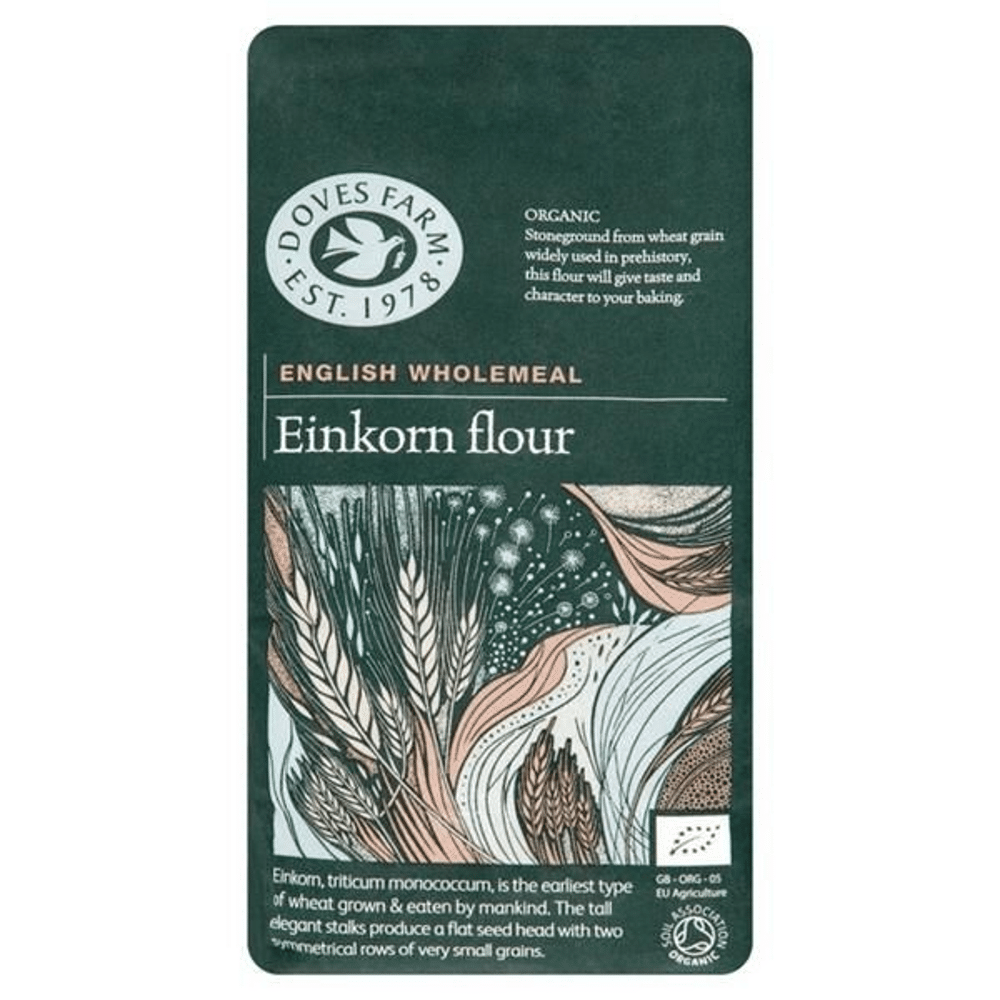 Farinha Einkorn Integral Bio 1Kg Doves Farm Farinha Einkorn Integral de agricultura biológica