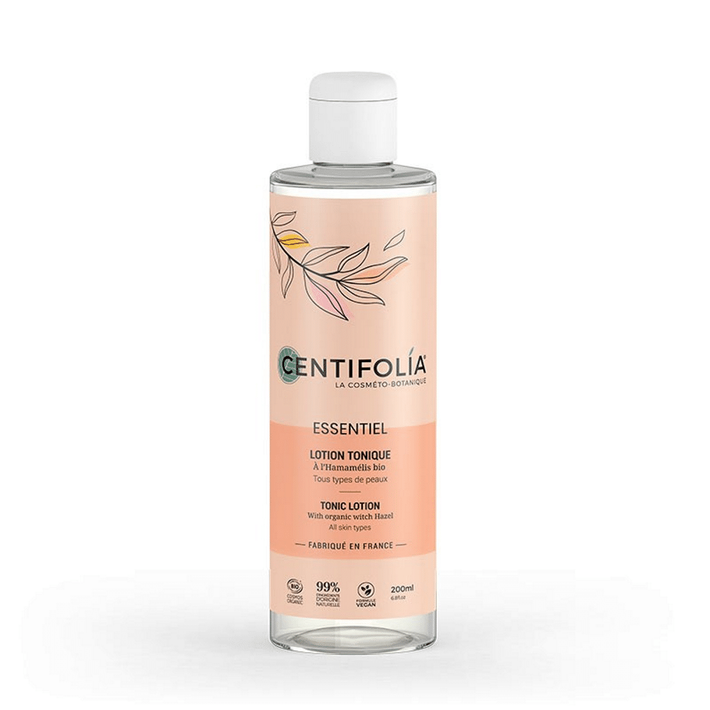 Loção tónica ESSENTIEL 200ml Centifolia Loção Tónica Essentiel, com ingredientes biológicos, para vegans