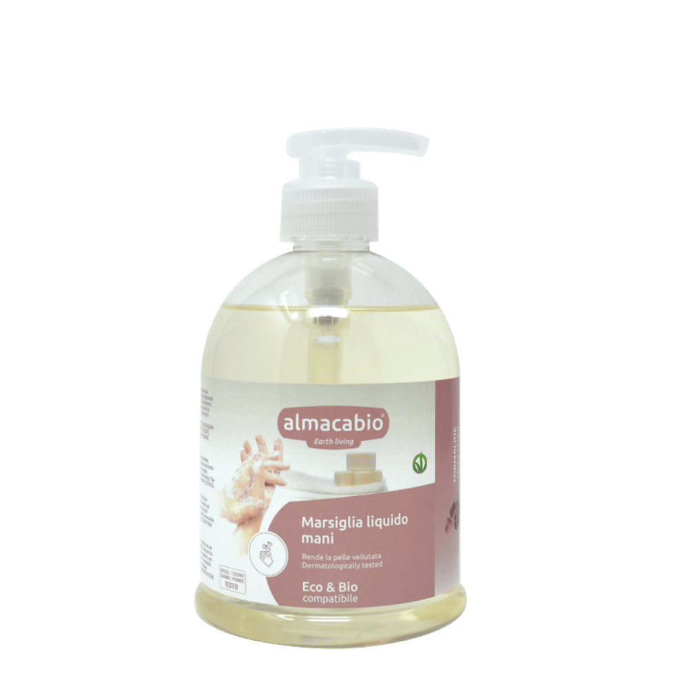Sabão líquido Marsella para mãos com dosificador Sabão Líquido para Mãos Marsella, cuida da pele e limpa em profundidade
