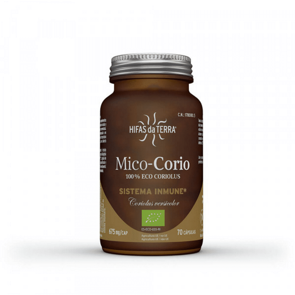Mico-Corio biológico, sem glúten e adequado a vegans